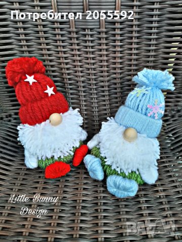 Седнали джуджета с ръчички и крачета, снимка 3 - Коледни подаръци - 38946441