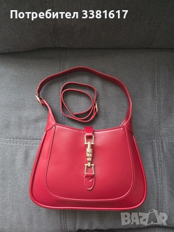 Чанта гучи джаки червена