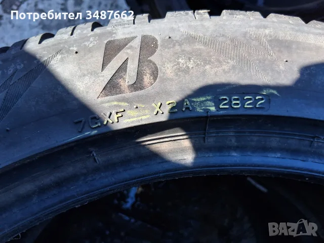 315 40 21 BRIDGESTONE 2бр зимни дот 2022г , снимка 6 - Гуми и джанти - 56246343