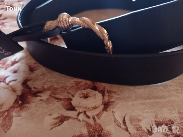 BREAL Нов Дамски Кожен Колан 105см, снимка 2 - Колани - 52703198