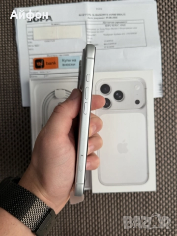 НОВ! 512Gb*ЛИЗИНГ* iPhone 17 Pro Silver 24М ГАРАНЦИЯ, снимка 9 - Apple iPhone - 55919860