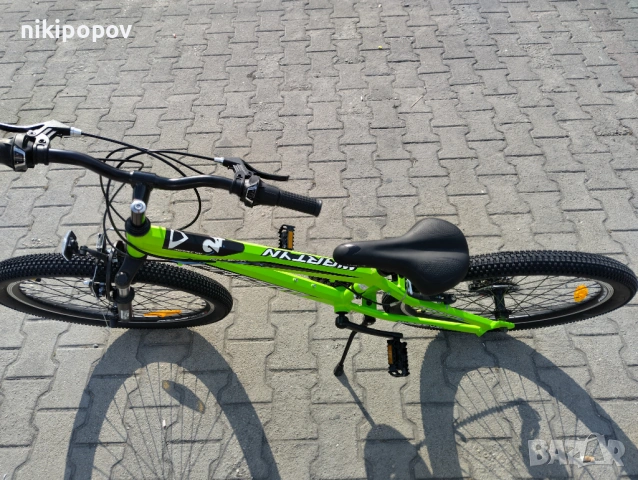 PASSATI Алуминиев велосипед 24" MARTYN зелен, снимка 7 - Велосипеди - 53848554
