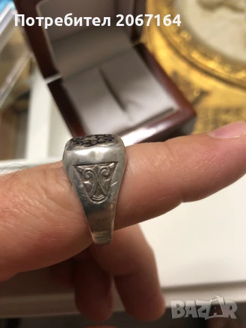 СССР сребърен пръстен Кубачи, снимка 7 - Пръстени - 50586616