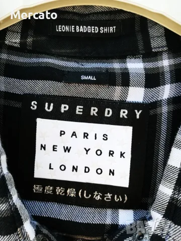 Superdry карирана риза  , снимка 2 - Ризи - 56271982