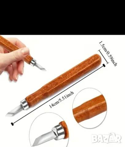 Комплект от 12 бр дърворезбарски инструменти за дърворезба !, снимка 4 - Други услуги - 48669745