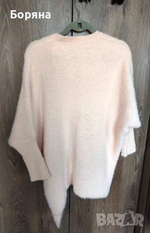 НАМАЛЕН - Нов пухкав пуловер бутик Vision с брошка, снимка 14 - Блузи с дълъг ръкав и пуловери - 38572663