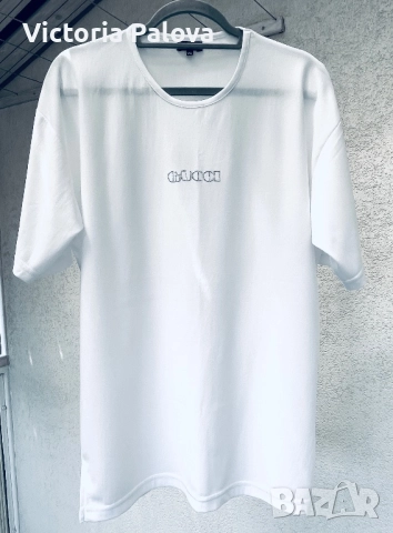 Голяма бяла тениска GUCCI,Италия