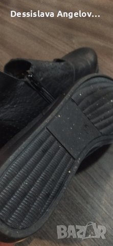 Дамски летни боти естествена кожа 38, снимка 2 - Дамски ежедневни обувки - 42300835