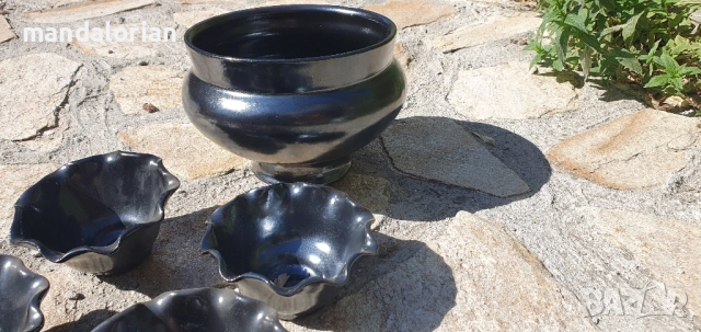 Българска керамика - сервиз,чаши, чинии, вази, купи, , снимка 5 - Вази - 51828607