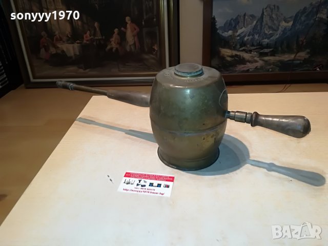 антика от франция-мед/месинг 2808212102, снимка 3 - Антикварни и старинни предмети - 33952248