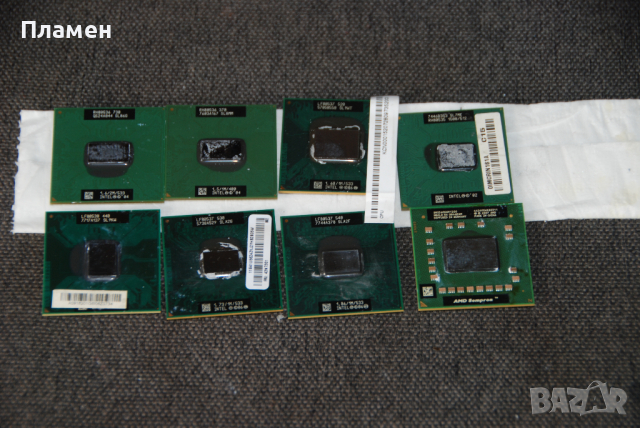 Разпродажба - двуядрени процесори за лаптоп INTEL,AMD, снимка 2 - Части за лаптопи - 36309173