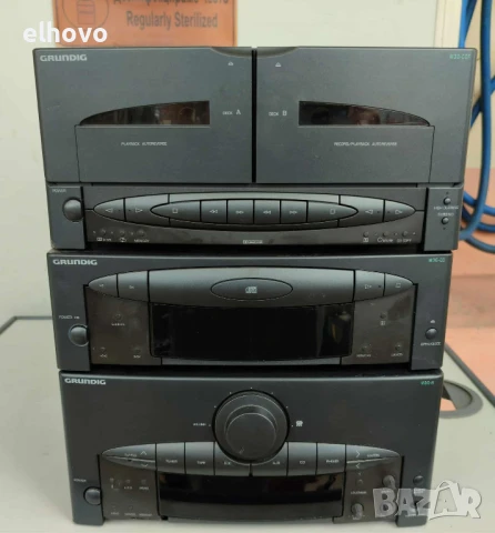 Стерео усилвател, дек и CD Grundig M30, снимка 2 - Аудиосистеми - 50846714