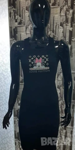 рокли louis vuitton pinko, снимка 10 - Рокли - 51142070