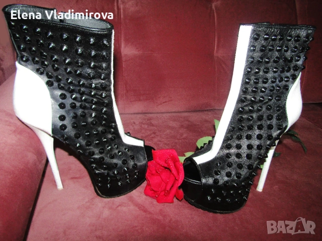 Италиански Боти От Естествена Кожа - Cento Undici, снимка 6 - Дамски боти - 53584123