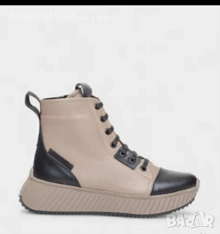 Дамски боти естествена кожа Нота бенне български, снимка 2 - Дамски боти - 51843473