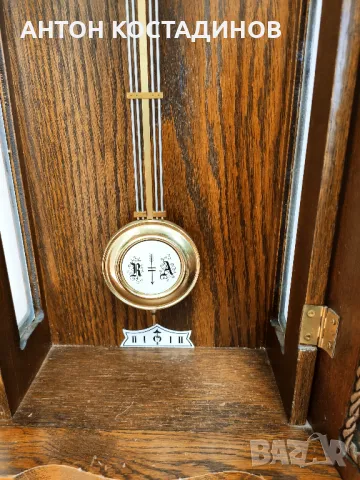 Старинен немски стенен часовник Франц Хермле, снимка 4 - Стенни часовници - 49161844