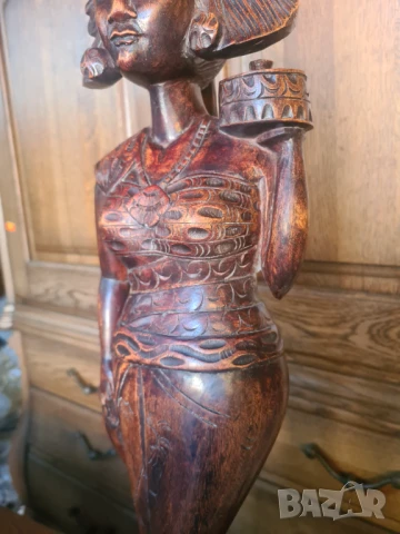 африканска статуетка масвина от тиково дърво, снимка 6 - Статуетки - 50821523