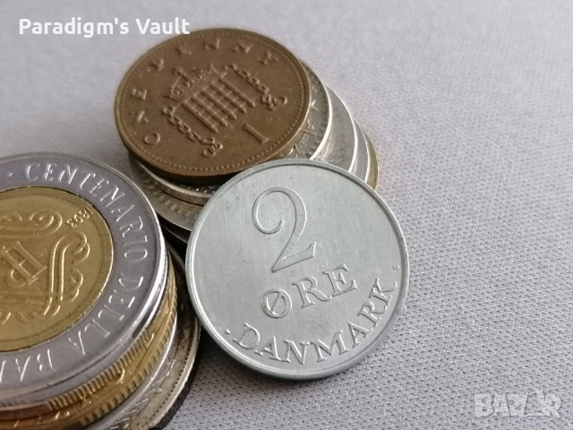 Монета - Дания - 2 оре | 1971г.