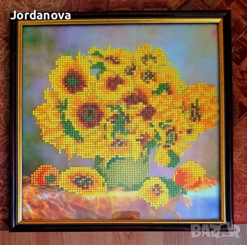 Продавам 4 броя диамантени гоблени в рамка 30 / 30. Уникални!, снимка 3 - Декорация за дома - 49873204