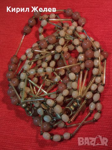 ЕФЕКТНО МАРКОВО МОДНО ХЕНД МЕЙД АРТ КОЛИЕ ЕСТЕСТВЕНИ ПОЛУСКЪПОЦЕННИ КАМЪНИ ШЛИФОВАНИ и БРОНЗ 34726, снимка 13 - Колиета, медальони, синджири - 39200502