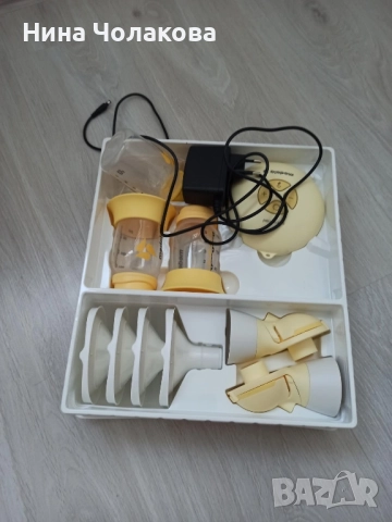 Двойна помпа за кърма Медела - Medela, снимка 2 - Помпи за кърма - 51639627