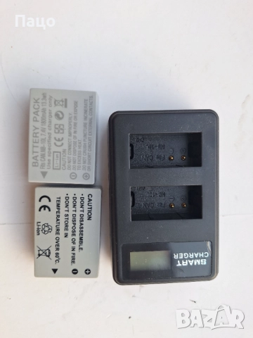 Canon/ЗАРЯДНО С 2 БАТЕРИИ/НОВИ/, снимка 8 - Батерии, зарядни - 52447396