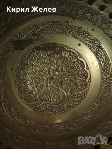 Бронзова фруктиери 54281, снимка 3 - Антикварни и старинни предмети - 53624503