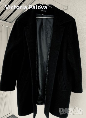 Стилно комфортно палто RODONNA,100% вълна, снимка 5 - Палта, манта - 39318850