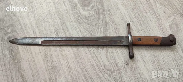 Италиански щик Rocca 1942 WWII, model 1891, снимка 5 - Антикварни и старинни предмети - 47663826