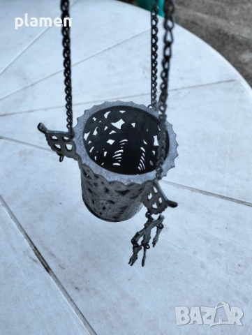 Старо кандило, снимка 2 - Антикварни и старинни предмети - 51544926