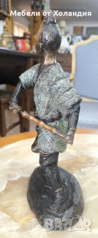 Бронзови пластики на самураи, снимка 3 - Колекции - 52199469