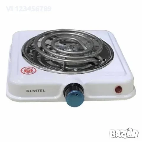 Електрически единичен котлон с нагревател спирала 1000 Вт