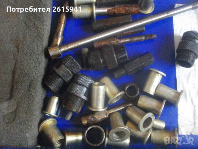 WURTH VGN 351-Ръчна Двураменна Лостова Нитачка За Нит Гайки М5-М10-Комплект-Метален Куфар-Професиона, снимка 5 - Други инструменти - 41942879