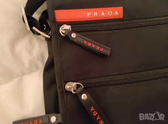 Мъжка чанта за през рамо Prada, снимка 3 - Чанти - 53285656