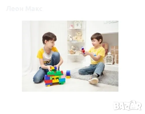 Конструктор с едри елементи 44 части, снимка 3 - Конструктори - 47799860