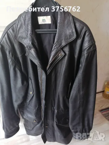 Продавам ново мъжко кожено яке от естествена кожа