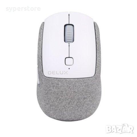 Мишка Безжична Delux M520DB 2400dpi 6btns Сива Wireless Optical Mouse
