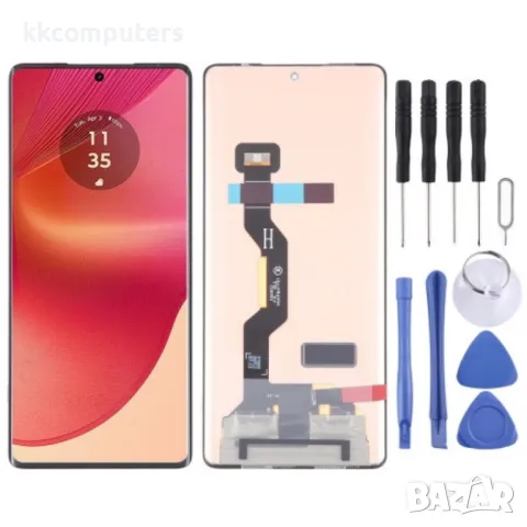 Оригинален P-OLED LCD Дисплей и Тъч Скрийн за Motorola Edge 50 Pro