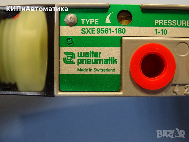 Пневматичен разпределител Walter pneumatic SXE 9561-180, снимка 3 - Резервни части за машини - 44602087