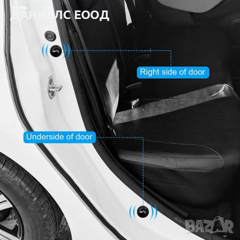 Противоударна силиконова подложка за врата на автомобил-8бр.*, снимка 2 - Аксесоари и консумативи - 40389276