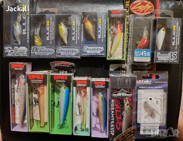 Rapala,Smith, ILLEX,Lucky Craft, Shimano, Adam's, Duo, Jackall спининг костур, кефал, пъстърва trout, снимка 4 - Стръв и захранки - 56199059