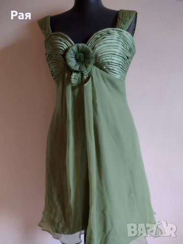 Елегантна рокля в резида / зелено на фирма  Scala Намаление на 120, снимка 2 - Рокли - 34205261