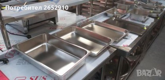 Чисто нови гастронорми/тави/ и капаци от неръждаема стомана! ТОП Цена 10лв/5,11€, снимка 9 - Кутии за храна - 40975912