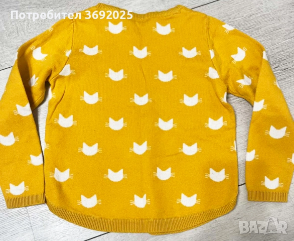 Суитшърт за момиче Okaidi - 5 г./110 см, снимка 3 - Детски пуловери и жилетки - 52866267