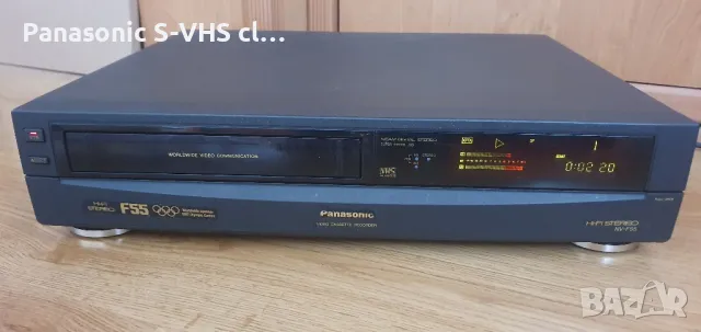 Panasonic NV-F55 VHS HI-FI stereo recorder , снимка 3 - Плейъри, домашно кино, прожектори - 47769710