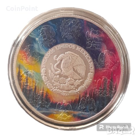 LIBERTAD Северно сияние Liberty 1 Oz сребърна монета Мексико 2023 г

, снимка 2 - Нумизматика и бонистика - 44413072