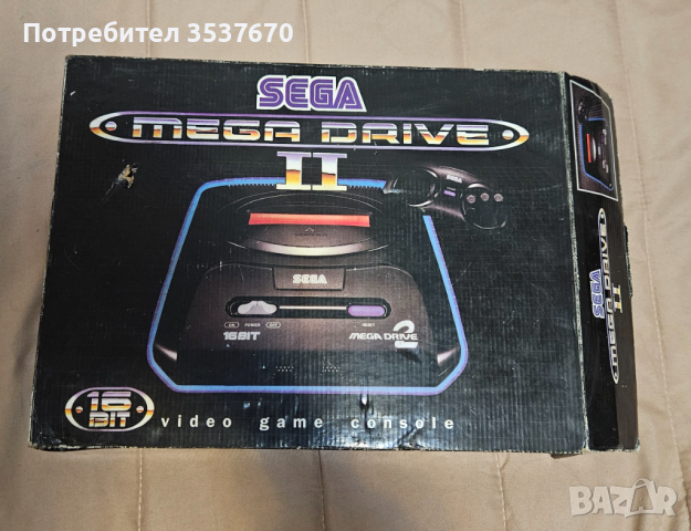 Sega Mega Drive II - с кутия и зарядно, снимка 1 - Други игри и конзоли - 44735276