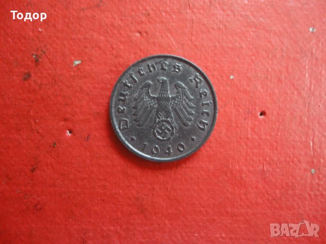5 пфенинг reichs pfenning 1940 A 3 райх , снимка 3 - Нумизматика и бонистика - 41226129