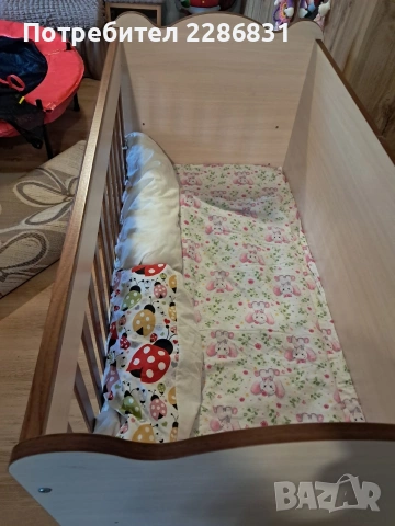 Бебешко Креватче Чиполино като ново без забележки , снимка 4 - Бебешки легла и матраци - 53694689