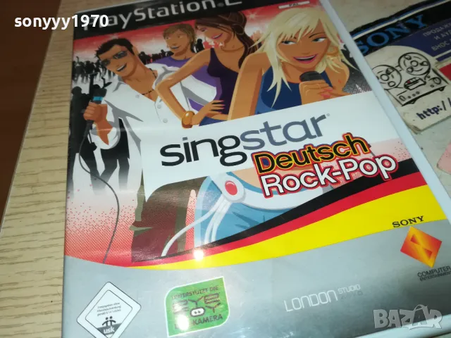 SINGSTAR PS2 GAME 2401251729, снимка 3 - Игри за PlayStation - 48814206